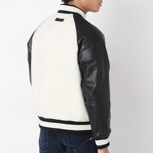 Customized 2025 High Quality Varsity <b>Jacket</b> <b>Men</b> Chenille Embroidery Leather Sleeves Custom <b>Baseball</b> Letterman Varsity <b>Jacket</b> - Product Image 4