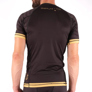 Custom UPF 50+ Mma Rash Guard Raglan Short Sleeve UV protection Rashguard Children <b>Surf</b> Shirt Sublimation <b>Printed</b> Rash Vest - Product Image 3
