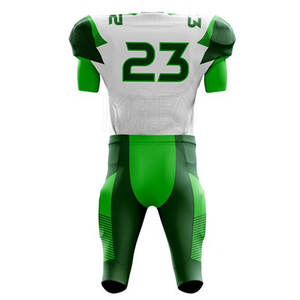 Maillot de football américain de haute qualité Les uniformes en polyester à manches courtes les plus populaires Caractéristique respirante - Product Image 3