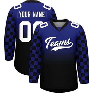 เสื้อเจอร์ซีย์เล่นฮ็อกกี้น้ำแข็งของผู้ชายเสื้อทีมออกแบบได้ตามต้องการ - Product Image 3