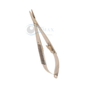 ที่ใส่เข็มที่กระจกตาแบบนำกลับมาใช้ใหม่เครื่องมือที่ใช้ในการผ่าตัดเครื่องมือที่ใช้ที่ยึดเข็มที่กระจกตาโค้งสำหรับการเย็บที่แม่นยำ - Product Image 4