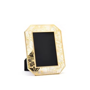 Luxury Tabletop Decorative Double <b>Glass</b> <b>Frame</b> with Silver Framing for Weddings and Restaurants Table Marker - Product Image 2