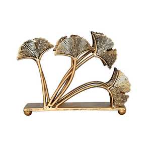 MetalCasted artisanat porte-serviettes feuille conception Table distributeur de papier de soie pour cuisine salle à manger ou salon décor en boîte - Product Image 4