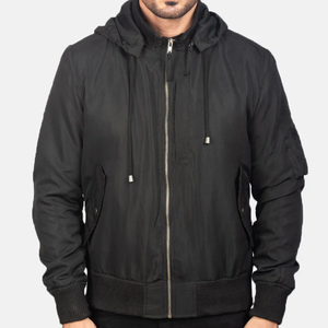 Blouson Bomber Unisexe Léger Hiver Streetwear Polyester/Coton Imperméable Coupe-Vent Zippé Personnalisable Décontracté avec Fourrure - Product Image 1