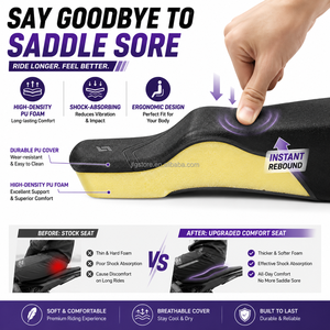 Siège de <span class=keywords><strong>moto</strong></span> en polyuréthane amélioré JFG, base confortable en PP, remplacement de <span class=keywords><strong>selle</strong></span> <span class=keywords><strong>pour</strong></span> Surron Ultra Bee, pièces de <span class=keywords><strong>moto</strong></span> tout-terrain - Product Image 2