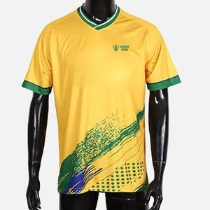 Maillot de football 100% polyester en gros - Couleurs et tailles personnalisées, léger, respirant, séchage rapide, idéal pour les joueurs de football ! - Product Image 4