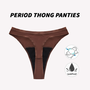 Comodo Perizoma Mestruale a Vita Alta per Donne, Quattro Strati <span class=keywords><strong>Super</strong></span> Assorbenti, Riutilizzabile, Antiperdita per il Ciclo - Product Image 2