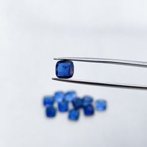 คุณภาพยอดเยี่ยมไม่เหมือนใครเบาะไคยาไนต์สีฟ้าขนาด5มม. อัญมณีหลวมสำหรับทำแหวนและจี้ - Product Image 5