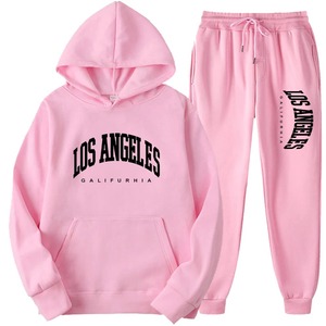 Hombres/Mujeres Trajes deportivos Moda Chándal Sudaderas con capucha + Pantalones Conjuntos de dos piezas Correr Casual Sudaderas Pantalón de chándal - Product Image 6