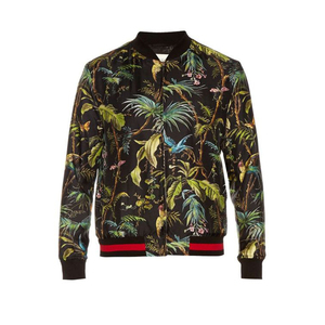 Chaqueta bomber informal ligera con cremallera para hombre con bolsillo, cortavientos para primavera y otoño, diseño de sublimación, posición frontal del logotipo - Product Image 4