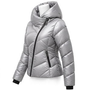 <b>Women</b> Puffer <b>Jacket</b> Designed With Warm Insulation Wind Resistant Construction <b>Women</b> Puffer <b>Jacket</b> Professional Outdoor Apparel - Product Image 4
