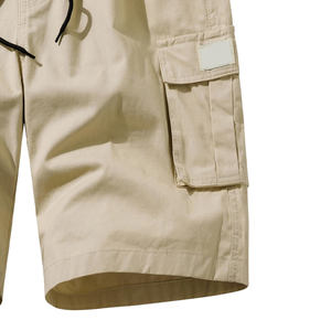 Venta al por mayor de algodón Cargo Pantalones cortos de hombre Casual Multi-bolsillos Diseño Tallas grandes Secado rápido Transpirable-Pantalones cortos de cintura media Cargo - Product Image 4