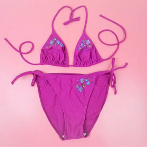 ชุดเดรสเซ็กซี่ประดับลูกปัดสีชมพูชุดบิกินี่ชุดเดรสเซ็กซี่ออกแบบใหม่สำหรับออกข้างนอกชายหาด - Product Image 1