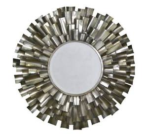 Espejo de pared simple color plata montado en la pared tipo baño hogar uso en el Hotel espejo de pared en forma redonda - Product Image 6