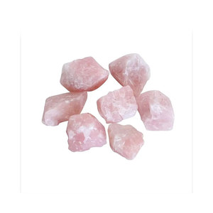 Meilleures ventes de pierres précieuses de quartz rose en vrac naturelles brutes du fabricant indien - Product Image 1