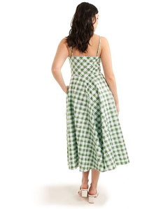Oferta de Verano: Vestido Elegante para Mujer, Ecológico, Transpirable, Estilo Vintage, Corte en A, Largo Midi, con Bolsillos Internos, Completamente Forrado, Cierre Trasero con Cremallera - Product Image 5