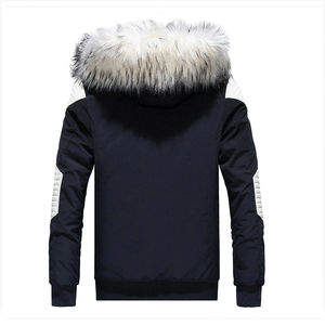 Chaqueta de invierno para hombre de estilo personalizado de la mejor calidad 700 relleno de cara cálida North Puffer Stand Collar Nylon OEM Método de tejido no tejido - Product Image 6