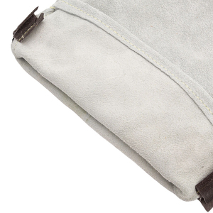 Gants de soudage TIG en cuir blanc OEM non doublés, style pouce à aile, manchette longue en cuir de vachette fendu, Luvas De Sold Gem Tig - Product Image 4
