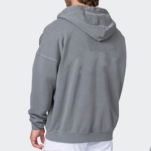 Sudaderas con Capucha de Forro Polar de Invierno Personalizadas de Alta Calidad al por Mayor con Logotipo Personalizado para Hombres, Ropa Deportiva Básica de Algodón Mezclado, Gran Venta - Product Image 4