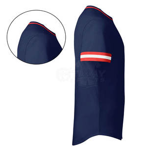 Maillot de baseball sportif pour hommes, coupe extensible, tissu confortable, manches courtes, pour l'entraînement et les exercices - Product Image 4