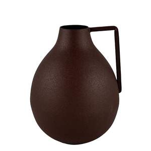 Exquisito florero de hierro único hecho a mano para interiores y exteriores, adecuado para decoraciones de bodas - Product Image 1