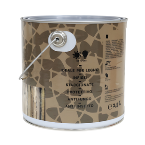 Imprimador Fungicida Alquídico para Madera Interior y Exterior, Formato de 2.5 Litros, Color Teca, Paquete de 1 para Control de Plagas - Product Image 2