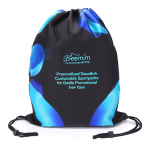 Zaino Personalizzato in PVC Beemim, Borsa Sportiva con Coulisse Personalizzabile per Gadget, Articolo Promozionale - Product Image 3