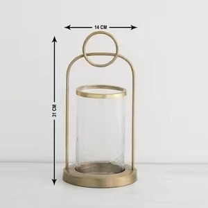 Top Premium Selling Aluminium Metal Candle Holder Customized Shape <b>Hurricane</b> <b>Lantern</b> Home Decor Candle <b>Hurricane</b> Holder for Gift - Product Image 4