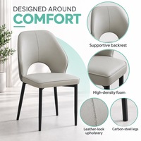 Chaise de salle à manger de style nordique, structure métallique creuse, tabouret paresseux, siège créatif pour restaurant