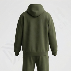 Conjuntos de Sudadera con Capucha para Hombre, Sudaderas Unisex de Algodón Orgánico, Conjuntos Deportivos Personalizados, Chándal para Hombre, Ropa Deportiva para Gimnasio, Fitness y Running - Product Image 2