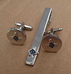Metal Custom Logo Men Tie Bar Tie Clip <b>Cufflink</b> Freemasonry <b>Masonic</b> Mens Tie Clips - Product Image 4