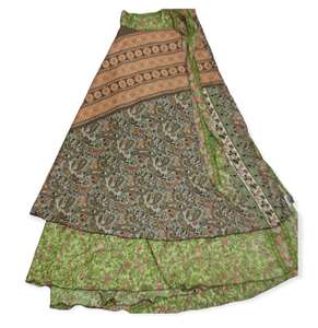 Lot en gros de jupes en coton mandala magnifiques GM-758, style vintage indien bohème, taille naturelle, enveloppantes, longueur au sol, respirantes pour femmes - Product Image 1