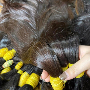 Precio al por mayor Extensiones de cabello crudo Cabello humano vietnamita Doble ahogamiento 100 gramos Todos los colores 10 pulgadas - Product Image 1
