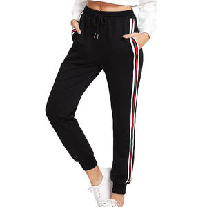 Pantalon Femme Streetwear Coupe Slim Taille Haute Couleur Unie Qualité Supérieure Décontracté Prix de Gros - Product Image 1