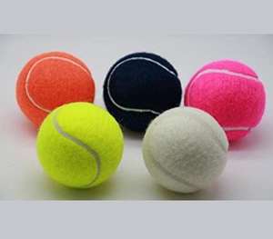 Pelota de tenis de color rojo Pelotas de tenis de entrenamiento de alta calidad para profesionales/Personalizar logotipo y color - Product Image 4