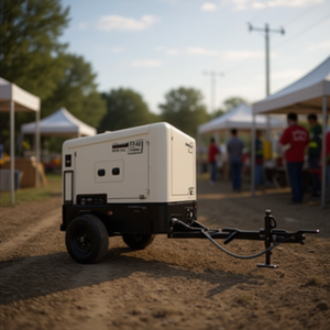 เครื่องกำเนิดไฟฟ้าดีเซล 2026 Generac MDG25IF4 แบบเคลื่อนย้ายได้ สำหรับงานก่อสร้าง งานอีเว้นท์ และไฟฟ้าฉุกเฉิน - Product Image 2