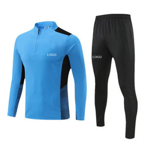 Chaqueta de media cremallera de manga larga personalizada para adultos uniforme de entrenamiento de equipo al aire libre trajes de invierno para chándal de entrenamiento - Product Image 2