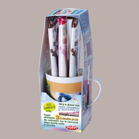 DOLPHIN 2-Piece Breakfast Kit Polaretti Magic Milk Cup dan Sedotan Sekali Pakai 150g 80x260mm Kode 6277