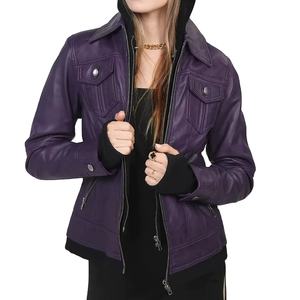 Chaquetas de Cuero Genuino para Mujer, Manga Larga, Último Estilo, en Nurak en 2026 - Product Image 4