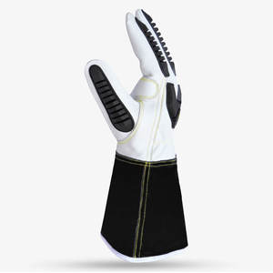 Gant en peau de chèvre de qualité supérieure ORIGINAL SKATIQ SG-7015 avec 5 brassards de protection antidérapante contre les coupures (IMPACT) - Product Image 2