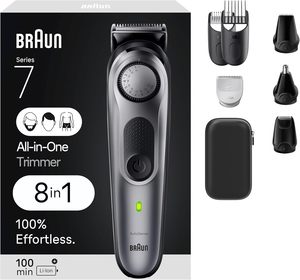 Braun All-in-One Style Kit Serie 7 7410, Recortadora 8 en 1 para Hombre con Recortadora de Barba, Recortadora Corporal para el Cuidado Personal, Resistente al Agua - Product Image 2