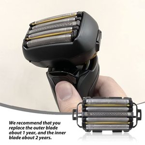 Juego de Cuchillas de Repuesto para Afeitadora Eléctrica de 5 Cuchillas, para Uso Corporal y Facial, Resistente al Agua IPX7, Cuchillas Dobles Lavables, Alimentación por Batería USB - Product Image 6