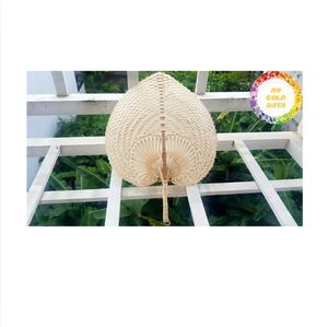 พัดลมเป่ามือไม้ไผ่วัสดุไม้ไผ่ธรรมชาติที่มาจากเวียดนามเหมาะสำหรับกิจกรรมฤดูร้อนการตกแต่งแบบดั้งเดิมและขายส่ง - Product Image 5