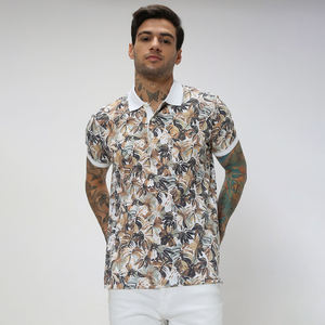 T-shirt polo en coton de taille personnalisée au design unique, nouvel arrivage de t-shirts polo pour hommes de grande taille - Product Image 2