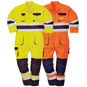 Hi Vis Nylon Overall Waterproof Insulated Coveralls Unisex Safety Coveralls Welding <b>Fire</b> Retardant Work Wear Construction Suit - Product Image 4