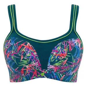 Sports Bra Shock Free Custom Sublimation Printing Design Yoga Wear Four Way Stretched Women Bra