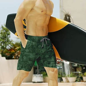 กางเกงขาสั้นตาข่ายสำหรับออกกำลังกายในยิมของผู้ชายแฟชั่นฤดูร้อนดีไซน์หรูพิมพ์ซับลิเมชัน5นิ้วผ้าฝ้าย100% ออกแบบได้ตามต้องการแบบถัก - Product Image 4