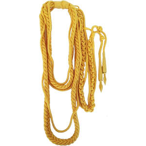 Custom Shoulder Braided Aiguillette <b>Cord</b> with Decorative Uniform Use and Multiple Color Options for Parade and Formal Attire - Product Image 1