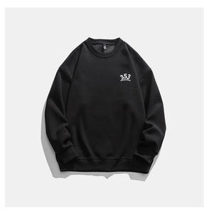 เสื้อสเวตเชิ้ตคอกลมทรงโอเวอร์ไซส์สไตล์สตรีทแวร์สำหรับฤดูหนาว  ผ้าฝ้าย 100%  โลโก้ปั๊มนูน 3 มิติ  แบบยูนิเซ็กซ์ - Product Image 2