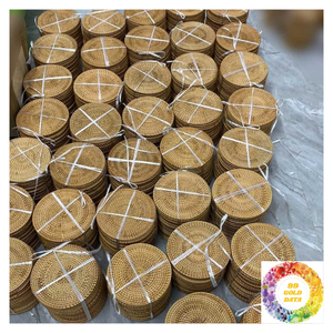 Elegante cargador de ratán tejido a mano platos y manteles individuales decoración de mesa de comedor rústica decoración colgante de pared perfecta - Product Image 5